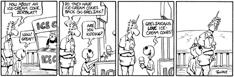 Ice-cream for extraterrestrial